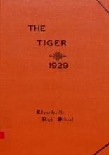Edwardsville High School 1929 yearbook cover photo