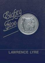 1985 Lawrence High School Yearbook from Fairfield, Maine cover image