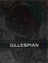 Gillespie Community High School 1963 yearbook cover photo