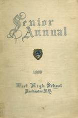 West High School 1909 yearbook cover photo