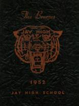 Jay High School 1952 yearbook cover photo