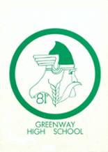 Greenway High School 1981 yearbook cover photo