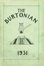 Burr & Burton Academy 1931 yearbook cover photo