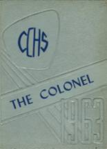 Christian County High School 1963 yearbook cover photo