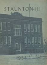 1954 Staunton High School Yearbook from Staunton, Indiana cover image