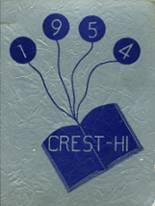 Corfu High School 1954 yearbook cover photo