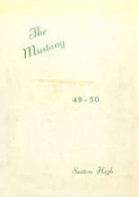 Sutton High School 1950 yearbook cover photo