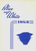 White Pine County High School 1953 yearbook cover photo