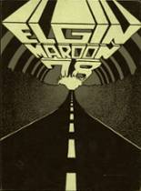 Elgin High School 1978 yearbook cover photo