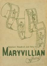 Maryville High School 1953 yearbook cover photo