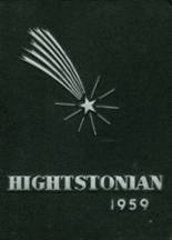 Hightstown High School 1959 yearbook cover photo