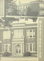 Marathon Central High School 1957 yearbook cover photo