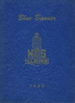 Alburg High School 1954 yearbook cover photo