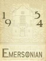 Emerson High School 1954 yearbook cover photo