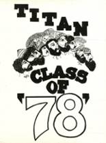 Tussey Mountain High School 1978 yearbook cover photo