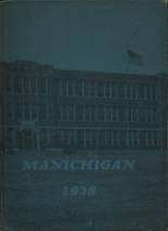 Manistee High School 1938 yearbook cover photo