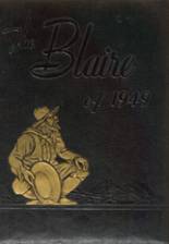 Blairsville High School 1949 yearbook cover photo