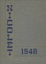 Menasha High School 1948 yearbook cover photo