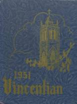 St. Vincent's Academy 1951 yearbook cover photo