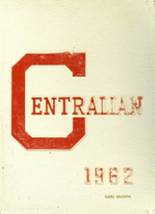 Central High School 1962 yearbook cover photo