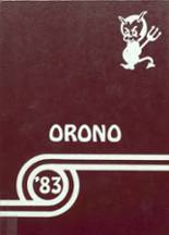 Orono High School 1983 yearbook cover photo