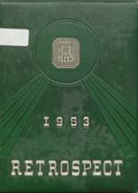 Hamilton High School West 1953 yearbook cover photo