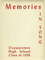 Osawatomie High School 1956 yearbook cover photo