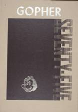 Grenora High School 1975 yearbook cover photo