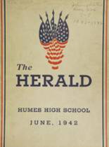 Humes High School 1942 yearbook cover photo