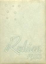 Roosevelt High School 1953 yearbook cover photo