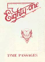 1981 Fairfax High School Yearbook from Fairfax, Oklahoma cover image