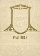 Plato High School 1950 yearbook cover photo