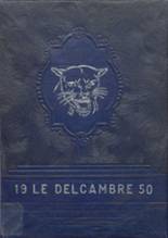 Delcambre High School 1950 yearbook cover photo