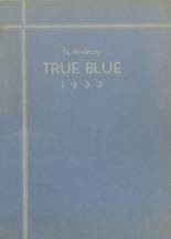 Hudson High School 1933 yearbook cover photo