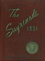 Sayre High School 1951 yearbook cover photo
