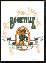 Bonneville High School 1981 yearbook cover photo