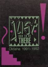 Oktaha High School 1992 yearbook cover photo