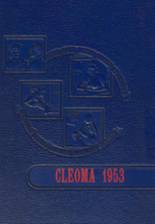 Cleveland High School 1953 yearbook cover photo