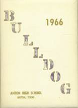 Anton High School 1966 yearbook cover photo