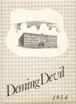 Deming High School 1954 yearbook cover photo