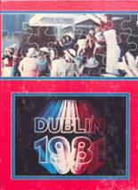 Dublin High School 1981 yearbook cover photo