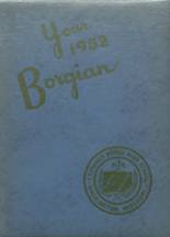 St. Francis Borgia High School 1952 yearbook cover photo