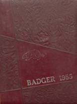 Beebe High School 1955 yearbook cover photo
