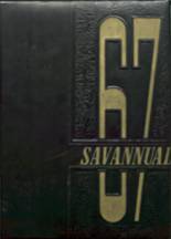 Savannah High School 1967 yearbook cover photo