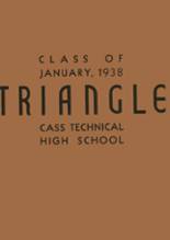 Cass Technical High School 1938 yearbook cover photo