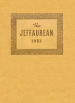 Jefferson Union High School 1951 yearbook cover photo