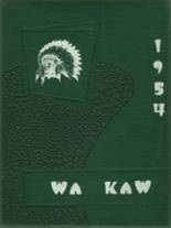 Wamego High School 1954 yearbook cover photo