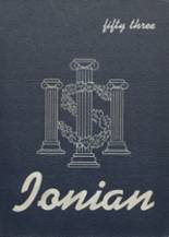 Ionia High School 1953 yearbook cover photo