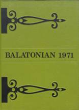 Balaton High School 1971 yearbook cover photo