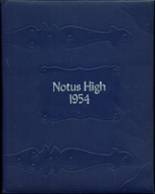 Notus High School 1954 yearbook cover photo